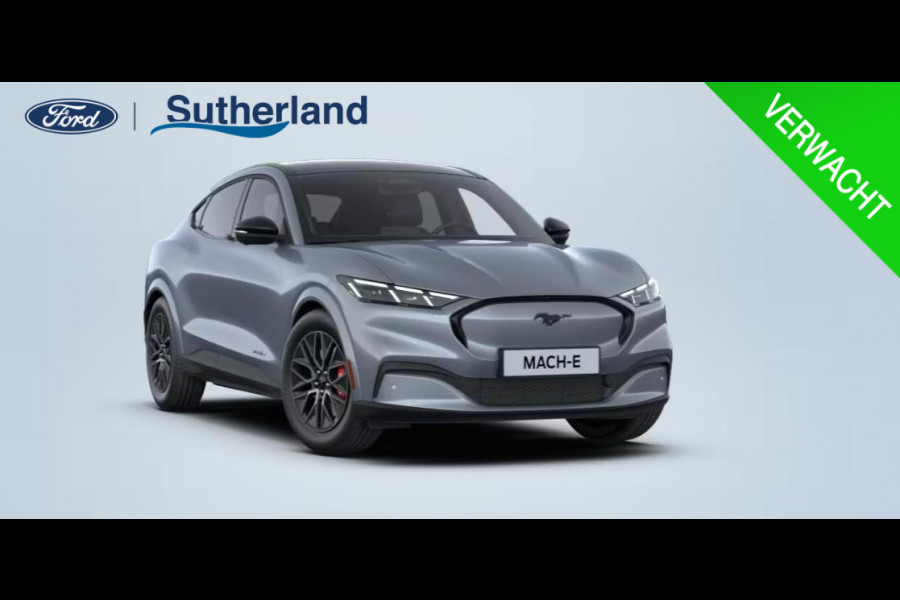 Ford Mustang Mach-E Extended Premium RWD 88 kWh | VOORRAAD | Glacier Grey | Panoramadak | Elektrische achterklep | Bang&Olufsen