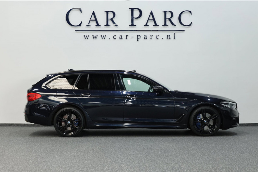 BMW 5 Serie Touring 540i xDrive M-Sport LED/VIRTUAL/SFEER/PANO/LEER+S.VERWARMING+MEMORY/20" LMV/360/ACC/ECC/12 MND GARANTIE!