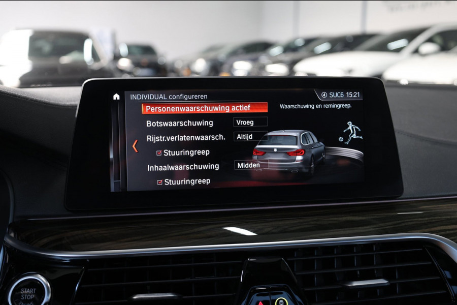 BMW 5 Serie Touring 540i xDrive M-Sport LED/VIRTUAL/SFEER/PANO/LEER+S.VERWARMING+MEMORY/20" LMV/360/ACC/ECC/12 MND GARANTIE!