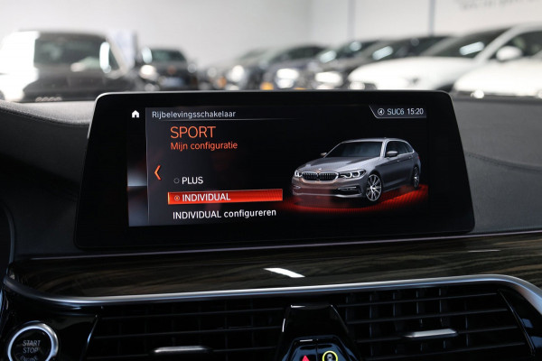BMW 5 Serie Touring 540i xDrive M-Sport LED/VIRTUAL/SFEER/PANO/LEER+S.VERWARMING+MEMORY/20" LMV/360/ACC/ECC/12 MND GARANTIE!