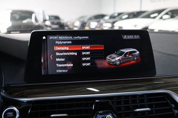 BMW 5 Serie Touring 540i xDrive M-Sport LED/VIRTUAL/SFEER/PANO/LEER+S.VERWARMING+MEMORY/20" LMV/360/ACC/ECC/12 MND GARANTIE!