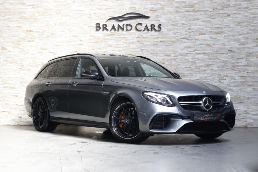 Mercedes-Benz E-Klasse Estate AMG 63 S 4MATIC+ | KERAMISCHE REMMEN | HUD | PANO | STOELVERW + VENTILATIE | AIR BODY CONTROL | SOFT CLOSE | CARBON | VOL OPTIES!