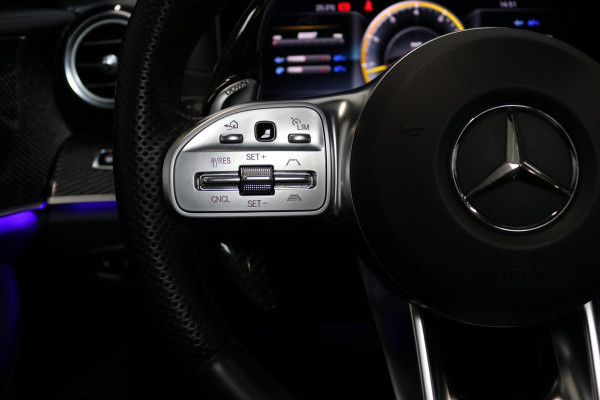 Mercedes-Benz E-Klasse Estate AMG 63 S 4MATIC+ | KERAMISCHE REMMEN | HUD | PANO | STOELVERW + VENTILATIE | AIR BODY CONTROL | SOFT CLOSE | CARBON | VOL OPTIES!