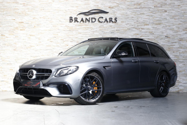 Mercedes-Benz E-Klasse Estate AMG 63 S 4MATIC+ | KERAMISCHE REMMEN | HUD | PANO | STOELVERW + VENTILATIE | AIR BODY CONTROL | SOFT CLOSE | CARBON | VOL OPTIES!