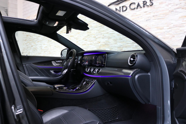 Mercedes-Benz E-Klasse Estate AMG 63 S 4MATIC+ | KERAMISCHE REMMEN | HUD | PANO | STOELVERW + VENTILATIE | AIR BODY CONTROL | SOFT CLOSE | CARBON | VOL OPTIES!