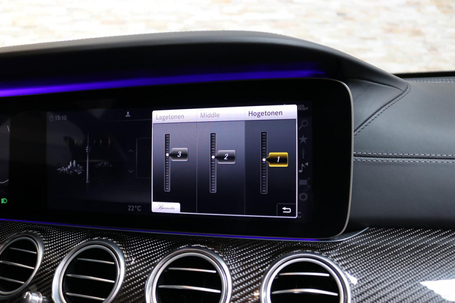 Mercedes-Benz E-Klasse Estate AMG 63 S 4MATIC+ | KERAMISCHE REMMEN | HUD | PANO | STOELVERW + VENTILATIE | AIR BODY CONTROL | SOFT CLOSE | CARBON | VOL OPTIES!