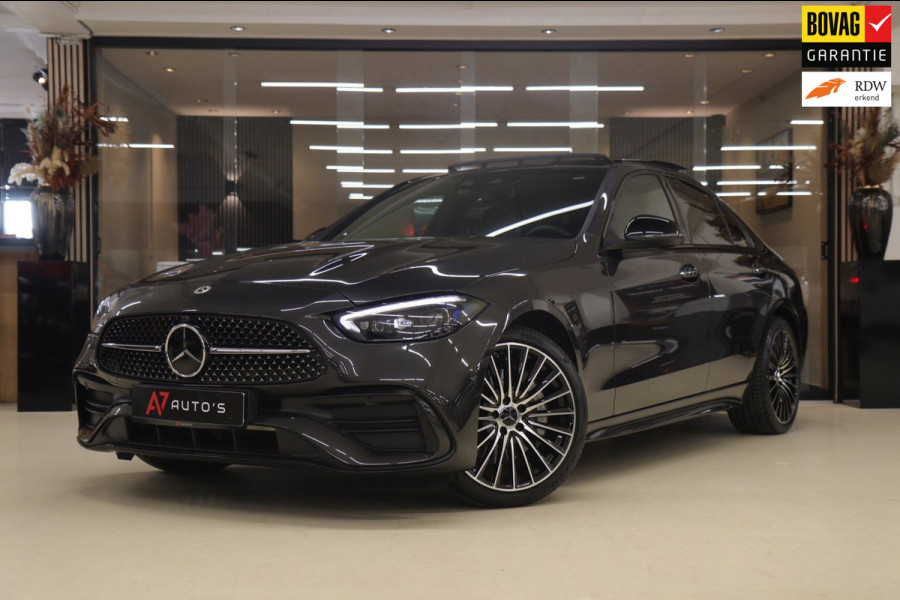 Mercedes-Benz C-Klasse 300 E AMG Line / PANO/HUD/CARPLAY/SFEERVERLICHTING/BOMVOL