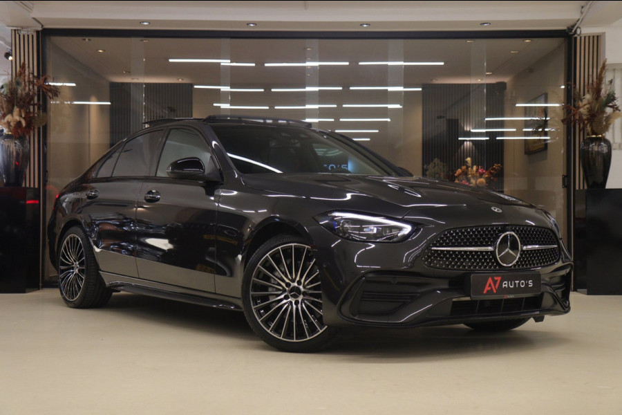 Mercedes-Benz C-Klasse 300 E AMG Line / PANO/HUD/CARPLAY/SFEERVERLICHTING/BOMVOL