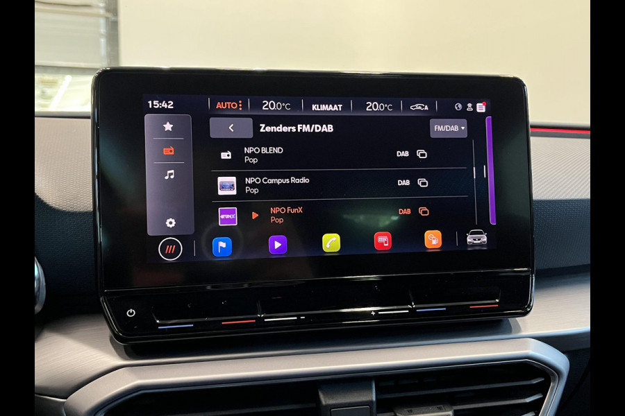 Seat Leon 1.0 eTSI FR Business Intense Automaat Matrix LED Adaptive Cruise Park Assist Virtual Cockpit 10" navigatie 18" Velgen Side Assist/uitparkeerhulp