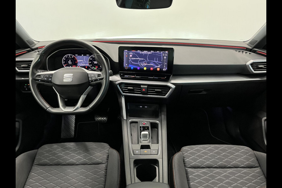 Seat Leon 1.0 eTSI FR Business Intense Automaat Matrix LED Adaptive Cruise Park Assist Virtual Cockpit 10" navigatie 18" Velgen Side Assist/uitparkeerhulp
