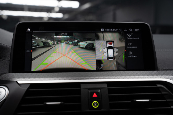 BMW X4 M40i HUD Panodak 360° Harman K Leer ACC Navi Keyless Entry & Go Elektr. uitklapbare trekhaak Elektr. bedienbare achterklep Memory seats Climate voor & achter PDC Zwarte hemelbekleding 21 inch LM v