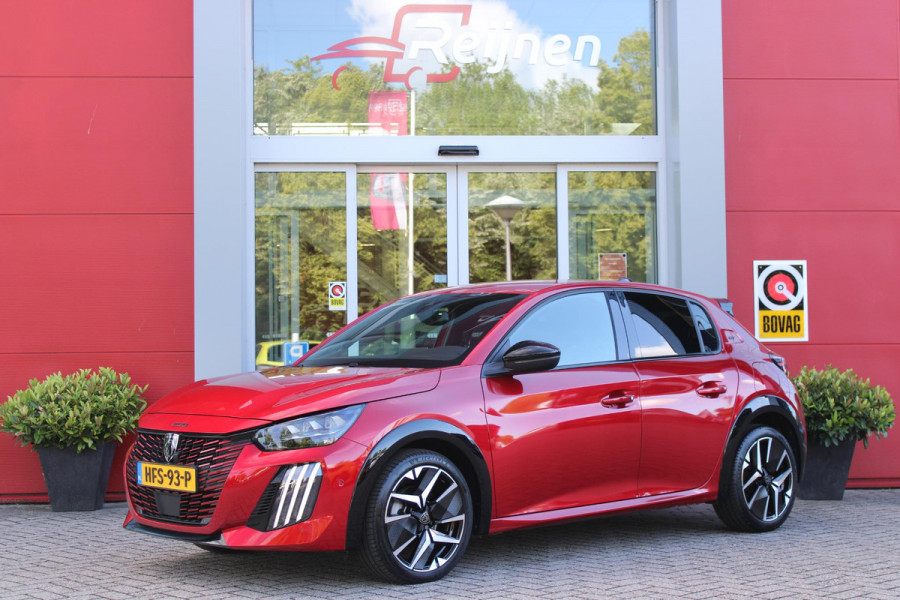 Peugeot 208 1.2 Hybrid 145PK AUTOMAAT GT | NAVIGATIE | DRAADLOZE APPLE CARPLAY/ANDROID AUTO | CAMERA VOOR + ACHTER | FULL LED KOPLAMPEN | LICHTMETALEN VELGEN 17" | DODEHOEK DETECTIE | DRAADLOZE TELEFOONLADER | KEYLESS ENTRY/START | DAB+ RADIO | ADAPTIVE CRUISE CONTROL | CLIMATE CONTROL |
