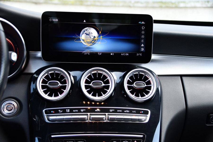 Mercedes-Benz C-Klasse 200 Premium Plus AMG Virtual, Cruise, Carplay, Stoelverwarming, Sfeer, Camera, 184pk, LED, Leder, Uniek!
