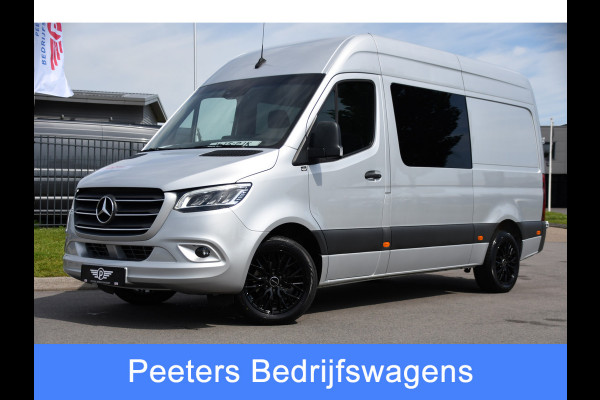Mercedes-Benz Sprinter 316 2.2 CDI L2H2 DC PB Edition Adaptieve Cruise, Camera, Carplay, LED, 164pk, Stoelverwarming, Trekhaak, Automaat, 10,5'' Mbux, Standkachel, Uniek!