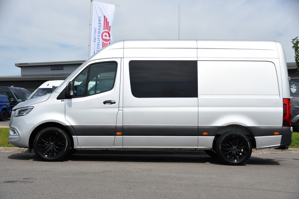 Mercedes-Benz Sprinter 316 2.2 CDI L2H2 DC PB Edition Adaptieve Cruise, Camera, Carplay, LED, 164pk, Stoelverwarming, Trekhaak, Automaat, 10,5'' Mbux, Standkachel, Uniek!