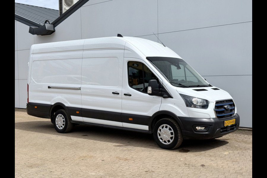 Ford E-Transit 68kWh 184PK L4H3 317km WLTP 96,5% (SOH) BEV Snelladen Carplay Climate control Cruise control Navigatie 360° camera Stoelverwarming Parkeersensoren v+a