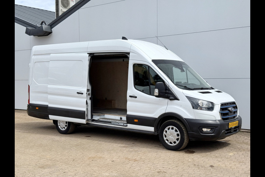 Ford E-Transit 68kWh 184PK L4H3 317km WLTP 96,5% (SOH) BEV Snelladen Carplay Climate control Cruise control Navigatie 360° camera Stoelverwarming Parkeersensoren v+a