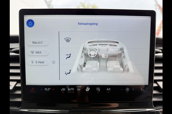Ford E-Transit 68kWh 184PK L4H3 317km WLTP 96,5% (SOH) BEV Snelladen Carplay Climate control Cruise control Navigatie 360° camera Stoelverwarming Parkeersensoren v+a