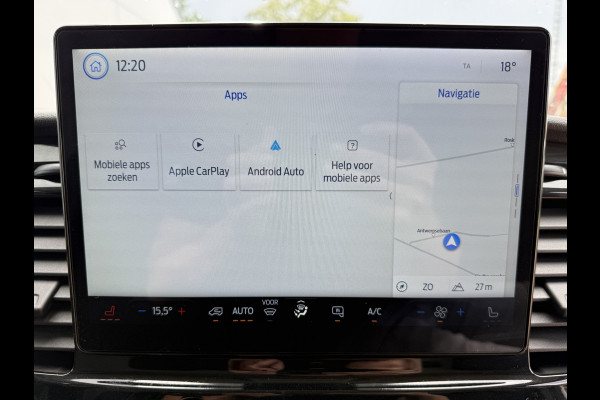 Ford E-Transit 68kWh 184PK L4H3 317km WLTP 96,5% (SOH) BEV Snelladen Carplay Climate control Cruise control Navigatie 360° camera Stoelverwarming Parkeersensoren v+a