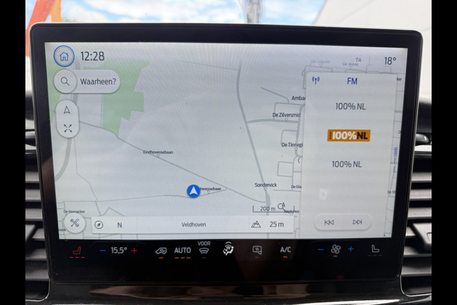 Ford E-Transit 68kWh 184PK L4H3 317km WLTP 96,5% (SOH) BEV Snelladen Carplay Climate control Cruise control Navigatie 360° camera Stoelverwarming Parkeersensoren v+a