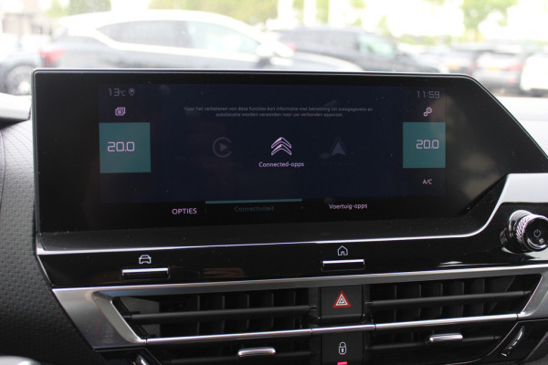 Citroën Ë-C4 Feel Pack 50 kWh / Camera / Head-up / Keyless / CarPlay / 18'' / Dodehoek / DAB / Cruise Control / Full-LED