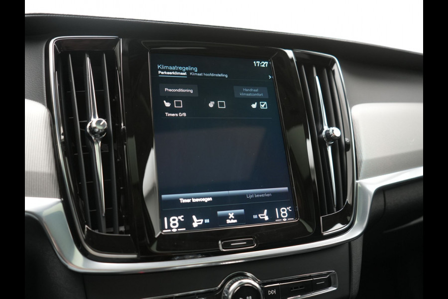 Volvo V90 T8 AWD Inscription PHEV 394pk Dealer O.H. | Trekhaak Af Fabriek | Panodak | Adaptive Cruise | Harman / Kardon | Head Up | Camera | Lederen Sportstoelen Massage & Ventilatie & Memory | Apple Carplay | Stuur Verwarmd | Blis | Plug In Hybrid |