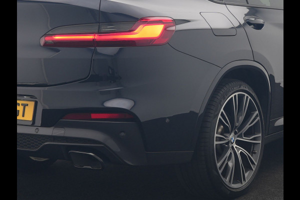 BMW X4 M40i M Sport 354pk | Trekhaak Af Fabriek | Panodak | Head Up | Adaptive Cruise | 360 Camera | Adaptief Onderstel | Lederen Sportstoelen Memory & Verwarmd | 21"L.M | Keyless | Blis | Sfeerverlichting | Apple Carplay |