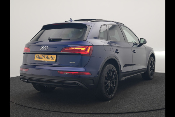 Audi Q5 50 TFSI e Advanced edition PHEV 300pk Dealer O.H. | Panodak | Head Up | Adaptive Cruise | 360 Camera | Bang & Olufsen | Matrix LED | Lederen Comfortstoelen Memory & Verwarmd | Keyless | Apple Carplay | Navigatie | DAB | Plug In Hybrid |