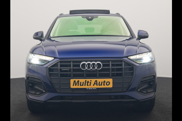 Audi Q5 50 TFSI e Advanced edition PHEV 300pk Dealer O.H. | Panodak | Head Up | Adaptive Cruise | 360 Camera | Bang & Olufsen | Matrix LED | Lederen Comfortstoelen Memory & Verwarmd | Keyless | Apple Carplay | Navigatie | DAB | Plug In Hybrid |