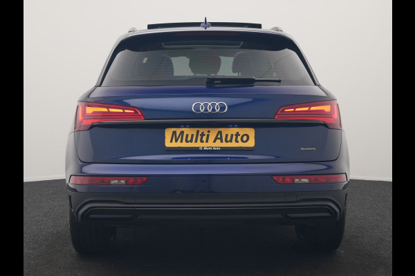 Audi Q5 50 TFSI e Advanced edition PHEV 300pk Dealer O.H. | Panodak | Head Up | Adaptive Cruise | 360 Camera | Bang & Olufsen | Matrix LED | Lederen Comfortstoelen Memory & Verwarmd | Keyless | Apple Carplay | Navigatie | DAB | Plug In Hybrid |