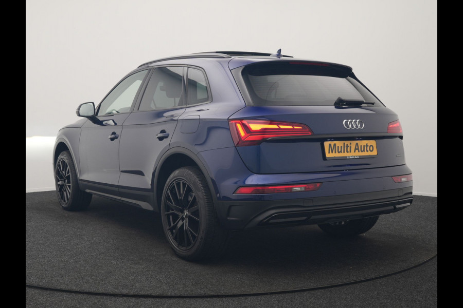 Audi Q5 50 TFSI e Advanced edition PHEV 300pk Dealer O.H. | Panodak | Head Up | Adaptive Cruise | 360 Camera | Bang & Olufsen | Matrix LED | Lederen Comfortstoelen Memory & Verwarmd | Keyless | Apple Carplay | Navigatie | DAB | Plug In Hybrid |