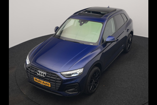 Audi Q5 50 TFSI e Advanced edition PHEV 300pk Dealer O.H. | Panodak | Head Up | Adaptive Cruise | 360 Camera | Bang & Olufsen | Matrix LED | Lederen Comfortstoelen Memory & Verwarmd | Keyless | Apple Carplay | Navigatie | DAB | Plug In Hybrid |