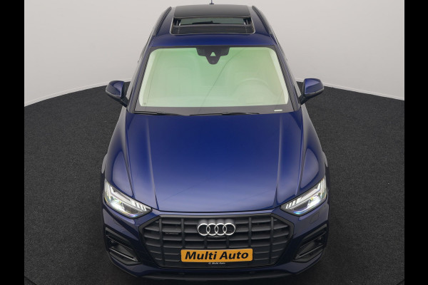 Audi Q5 50 TFSI e Advanced edition PHEV 300pk Dealer O.H. | Panodak | Head Up | Adaptive Cruise | 360 Camera | Bang & Olufsen | Matrix LED | Lederen Comfortstoelen Memory & Verwarmd | Keyless | Apple Carplay | Navigatie | DAB | Plug In Hybrid |