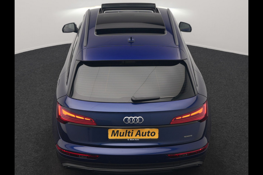 Audi Q5 50 TFSI e Advanced edition PHEV 300pk Dealer O.H. | Panodak | Head Up | Adaptive Cruise | 360 Camera | Bang & Olufsen | Matrix LED | Lederen Comfortstoelen Memory & Verwarmd | Keyless | Apple Carplay | Navigatie | DAB | Plug In Hybrid |