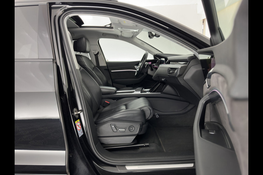 Audi e-tron 55 Quattro Advanced 95 kWh [ 3-Fase-11kW ] {SoH-91%} (INCL-BTW) *PANO | LEATHER | BANG&OLUFSEN | VIRTUAL-MIRRORS | HEAD-UP |  ADAPTIVE-CRUISE | FULL-LED | DIGI-COCKPIT | KEYLESS | MEMORY-PACK | TOPVIEW | HEATED-SPORTSEATS |  22''ALU*