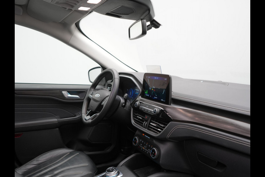 Ford Kuga 2.5 Vignale PHEV 225pk Dealer O.H. | Trekhaak Afn. | Panodak | Adaptive Cruise | Head Up | 360 Camera | Bang & Olufsen | Lederen Sportstoelen Memory & Verwarmd | Keyless | Achterbank Verwarmd | Blis | Stuur Verwarmd | Navigatie | DAB | Plug In Hybrid |