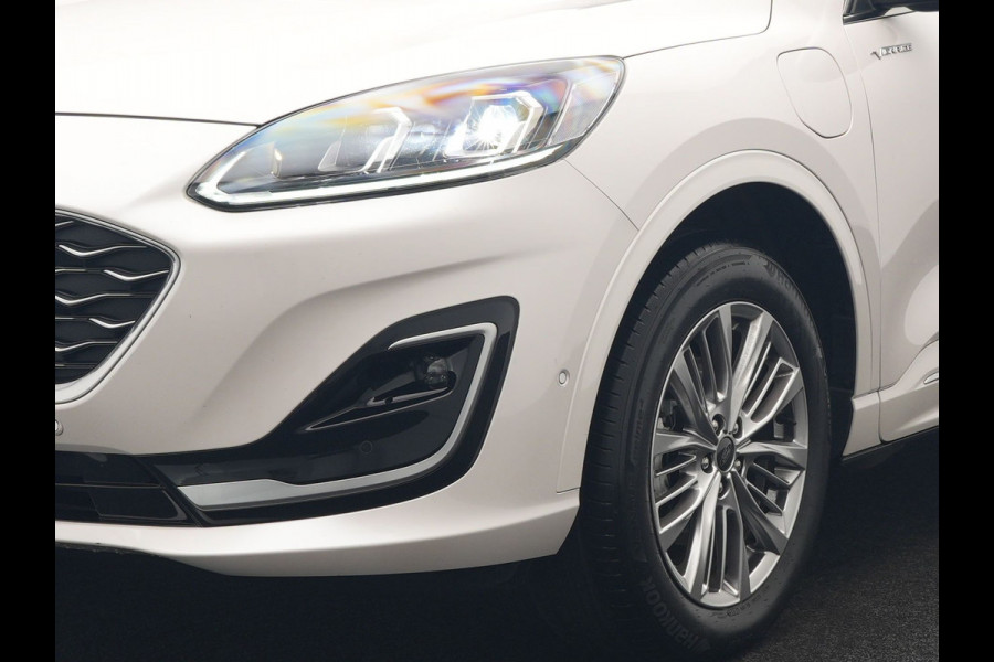 Ford Kuga 2.5 Vignale PHEV 225pk Dealer O.H. | Trekhaak Afn. | Panodak | Adaptive Cruise | Head Up | 360 Camera | Bang & Olufsen | Lederen Sportstoelen Memory & Verwarmd | Keyless | Achterbank Verwarmd | Blis | Stuur Verwarmd | Navigatie | DAB | Plug In Hybrid |