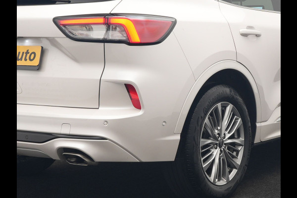 Ford Kuga 2.5 Vignale PHEV 225pk Dealer O.H. | Trekhaak Afn. | Panodak | Adaptive Cruise | Head Up | 360 Camera | Bang & Olufsen | Lederen Sportstoelen Memory & Verwarmd | Keyless | Achterbank Verwarmd | Blis | Stuur Verwarmd | Navigatie | DAB | Plug In Hybrid |
