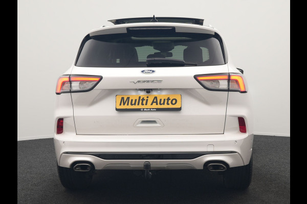 Ford Kuga 2.5 Vignale PHEV 225pk Dealer O.H. | Trekhaak Afn. | Panodak | Adaptive Cruise | Head Up | 360 Camera | Bang & Olufsen | Lederen Sportstoelen Memory & Verwarmd | Keyless | Achterbank Verwarmd | Blis | Stuur Verwarmd | Navigatie | DAB | Plug In Hybrid |