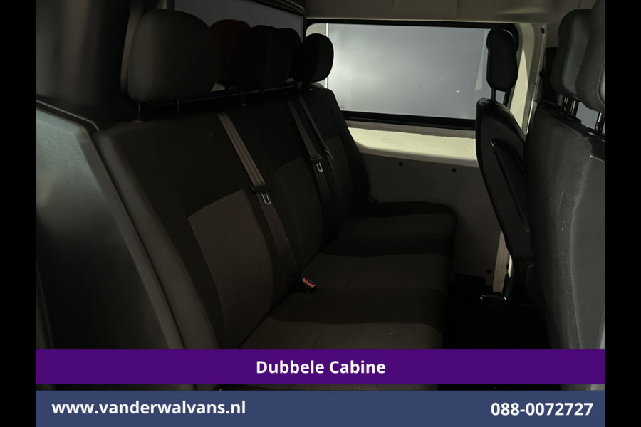 Opel Vivaro 2.0 CDTI 123pk L3H1 Dubbele Cabine Euro6 Airco | 6-Zits | Camera | Cruisecontrol 2500kg Trekhaak, Parkeersensoren