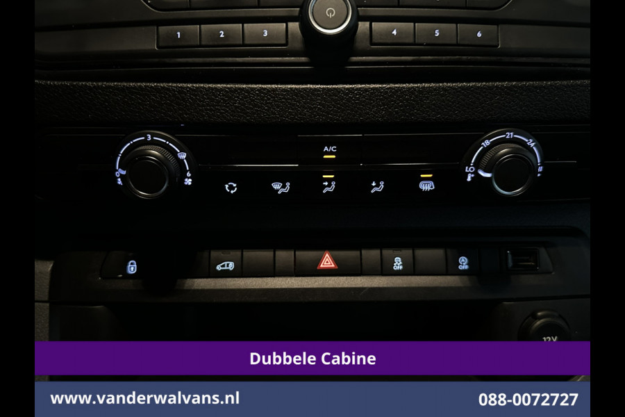 Opel Vivaro 2.0 CDTI 123pk L3H1 Dubbele Cabine Euro6 Airco | 6-Zits | Camera | Cruisecontrol 2500kg Trekhaak, Parkeersensoren