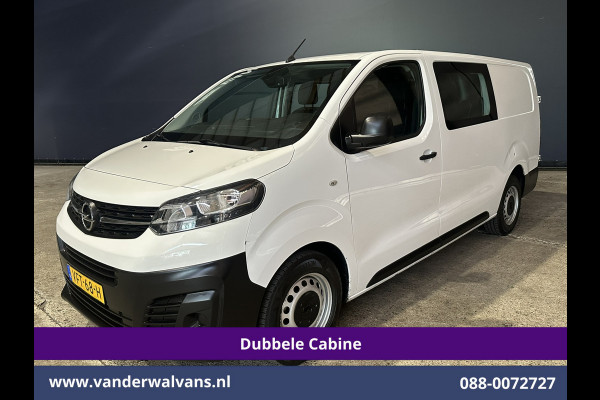 Opel Vivaro 2.0 CDTI 123pk L3H1 Dubbele Cabine Euro6 Airco | 6-Zits | Camera | Cruisecontrol 2500kg Trekhaak, Parkeersensoren