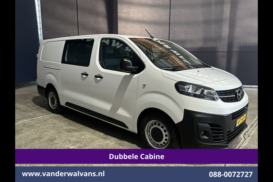 Opel Vivaro 2.0 CDTI 123pk L3H1 Dubbele Cabine Euro6 Airco | 6-Zits | Camera | Cruisecontrol 2500kg Trekhaak, Parkeersensoren