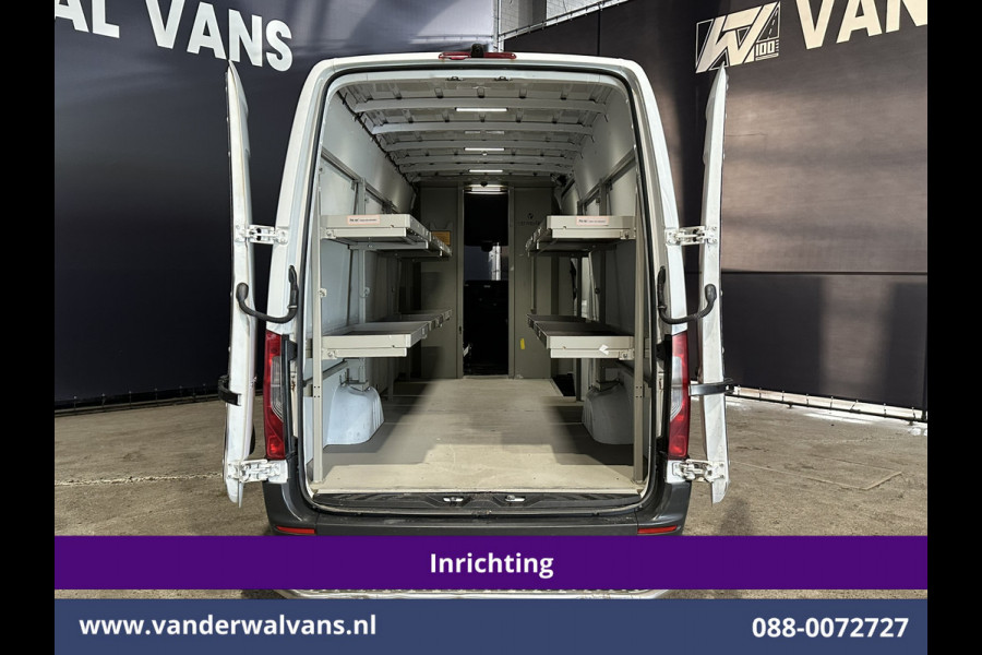 Mercedes-Benz Sprinter 311 CDI Automaat L3H2 *PostNL inrichting* Euro6 Airco | Camera | Schappen Doorloopdeur, 270 Gr. achterdeuren, Sidebars