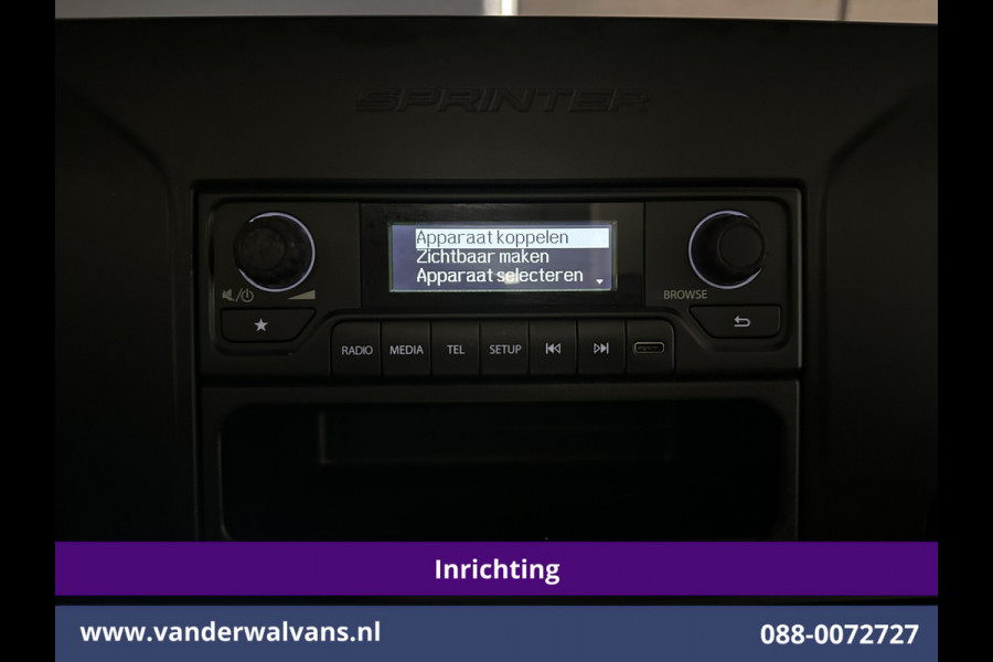 Mercedes-Benz Sprinter 311 CDI Automaat L3H2 *PostNL inrichting* Euro6 Airco | Camera | Schappen Doorloopdeur, 270 Gr. achterdeuren, Sidebars