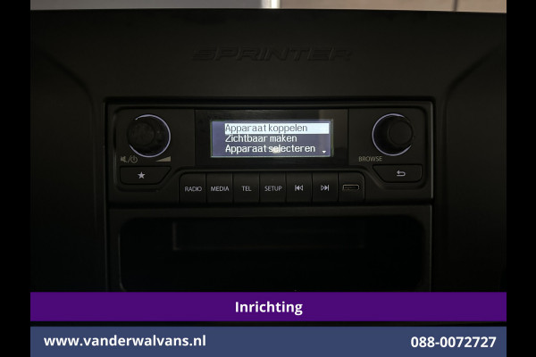 Mercedes-Benz Sprinter 311 CDI Automaat L3H2 *PostNL inrichting* Euro6 Airco | Camera | Schappen Doorloopdeur, 270 Gr. achterdeuren, Sidebars