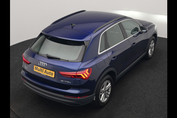 Audi Q3 45 TFSI e S-Line PHEV 245pk Dealer O.H Adaptive Cruise | Camera | Blis | S-line Interieur | Lederen Sportstoelen Verwarmd | Sportstuur | Navigatie | Virtual | DAB | 17"L.M |