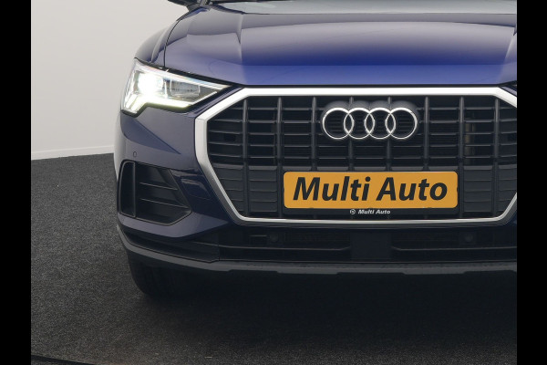 Audi Q3 45 TFSI e S-Line PHEV 245pk Dealer O.H Adaptive Cruise | Camera | Blis | S-line Interieur | Lederen Sportstoelen Verwarmd | Sportstuur | Navigatie | Virtual | DAB | 17"L.M |