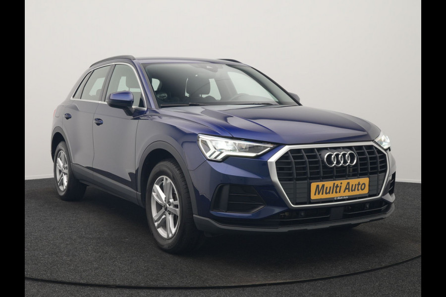 Audi Q3 45 TFSI e S-Line PHEV 245pk Dealer O.H Adaptive Cruise | Camera | Blis | S-line Interieur | Lederen Sportstoelen Verwarmd | Sportstuur | Navigatie | Virtual | DAB | 17"L.M |