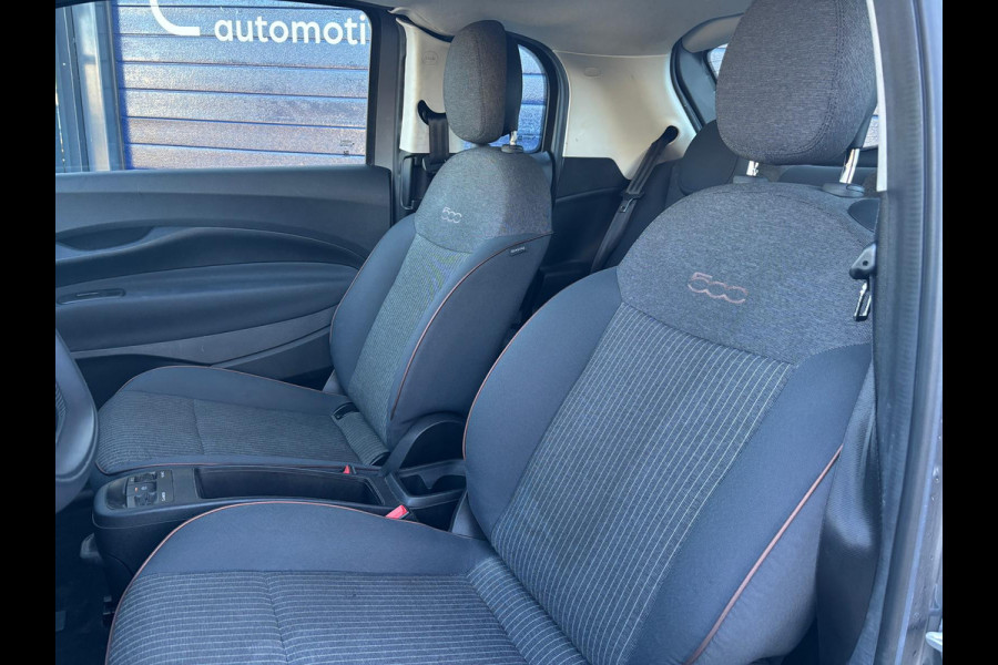Fiat 500 3+1 Icon SOH 100% 42 kWh 100% Electrisch, Parkeer sensoren achter, DAB radio, Extra achterdeur rechts